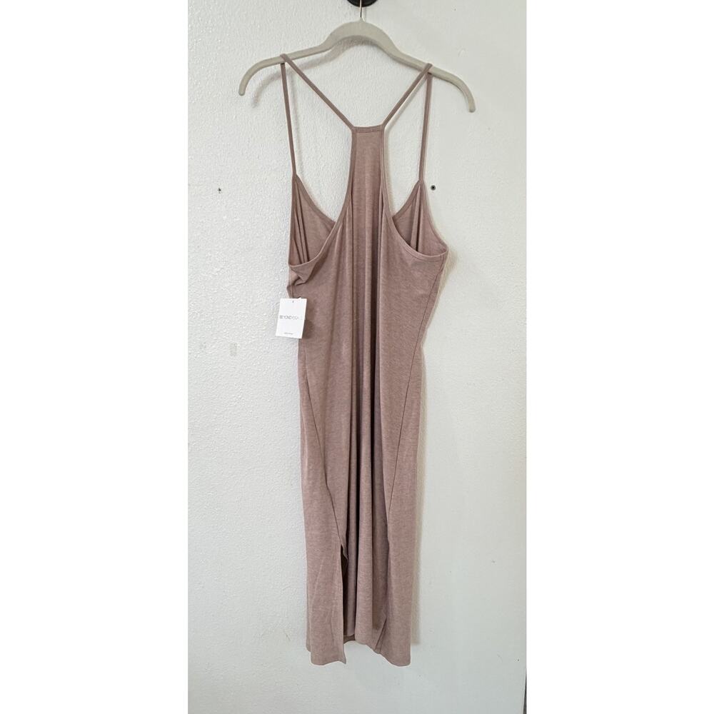 New Beyond Yoga Featherweight Soft Slumber Midi Sleep Dress Womens Chai 1X NWT - Picture 8 of 8